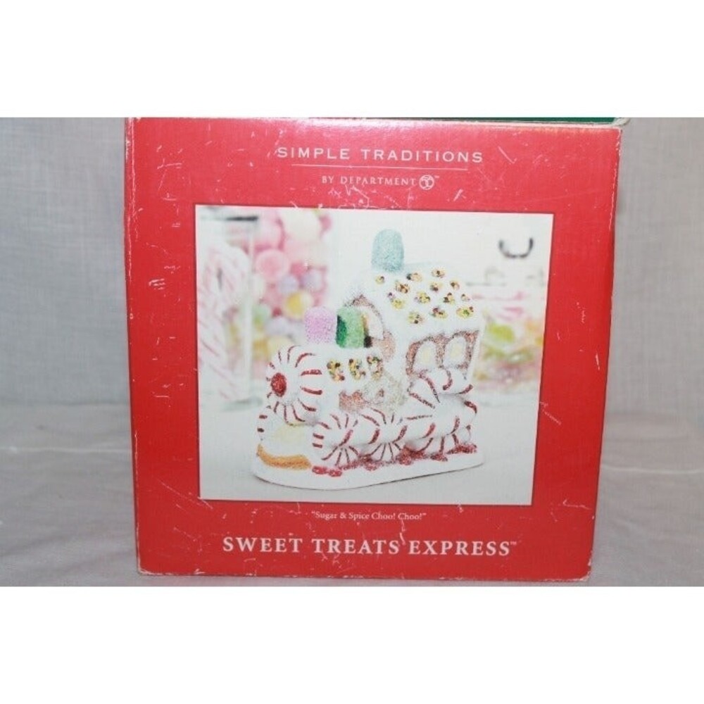 Dept. 56 Sweet Treats Express Sugar & Spice Choo Choo Christmas Village Accessor